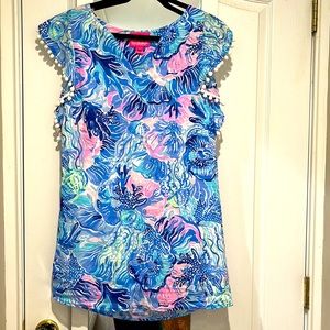 Lilly Pulitzer Astara dress- Coastal Blue Lion Around.